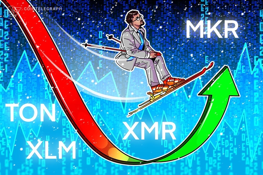 TON, XLM, XMR, and MKR could attract buyers if Bitcoin
